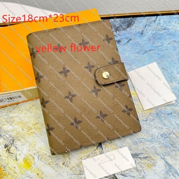 Designer Agenda Large Desk agenda Cover Holders Business Notebook Diary Protective Case Card Holder Wallets Desktop Designers Notepad unisex With Box