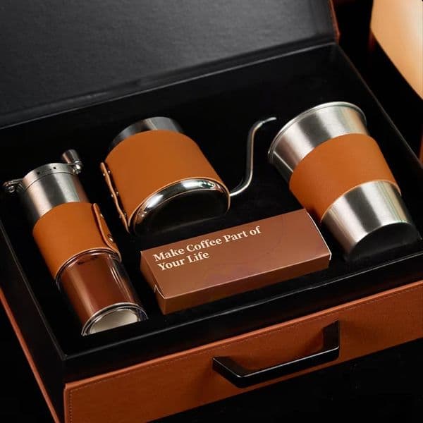 Luxurious Custom Crafted Espresso Maker Box for Corporate Gifts & Special Occasions