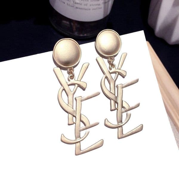 20Style Letters Stud Famous Women pendant inlay Crystal Rhinestone Pearl Earring Wedding Party Designers Jewerlry Christmas Gifts