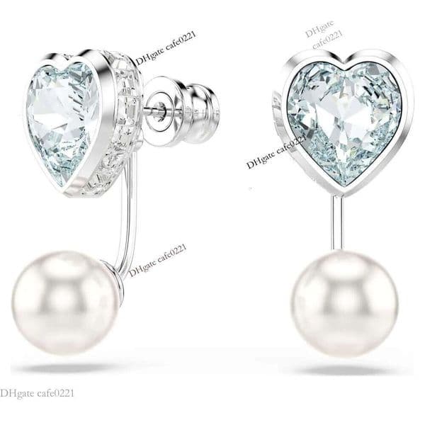 Fashion Necklace Designer Jewelry Set Crystal 2025 New Imber Heart Necklace Trendy Imitation Pearl Bracelet Earrings Set Light Luxury Style Jewelry Nice Gift