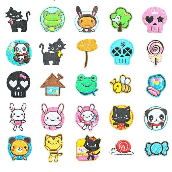 Factory Direct Sale Fabric DIY Children's Clothing Repair Decorative Computer Embroidered Wholesale Magic Patches Embroidery