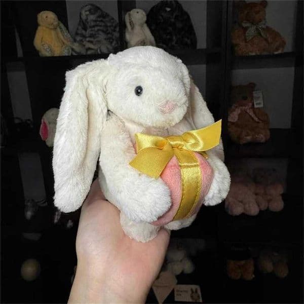 Jellys Cat British Shy Hug Small Bonnie Rabbit Fur Doll Comfort Plush Toy 80% Off Special Offer