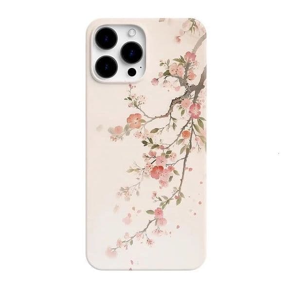 Chinese Traditional INS Serenely Captivating Plum Blossom Chic Phone Case for iPhone 16 15 14 11 12 13 Pro Max Plus Back Cover 260127