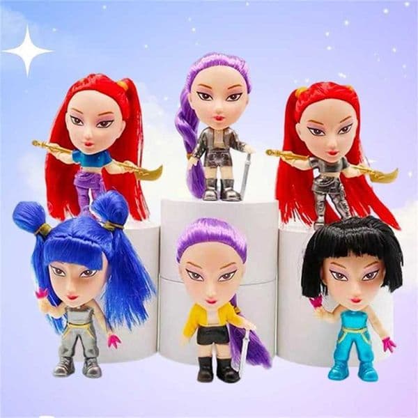 Kpop Hunter Devil Rumi Zoe Mira anime polyvinyl chloride character collection desktop trinkets Childrens gift collectibles 50% off sale