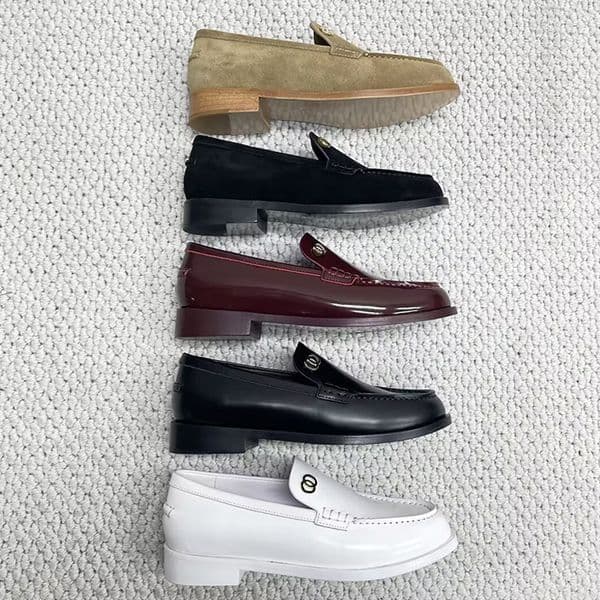 Top Quality Loafers Women Slingback Shoes Designer Dress Shoes Leather Suede Flat Pumps Fashion Casual Loafer Mules Summer Slides Slippers Sandals 1044