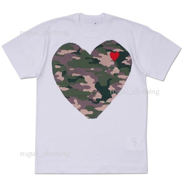 Comme Desvgracon 10A Designer Play T Shirt Mens Womens Fashion Couple Tshirt Casual Short Sleeve Summer T-Shirts Streetwear Hip-Hop Tops Print Clothing 49e