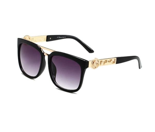 Free Shipping Luxury Designer Sunglasses Black Acetate Frame Purple Gradient Lens Polished Metal Hardware sunglasses for women men UV400 Protection Glasses 2097