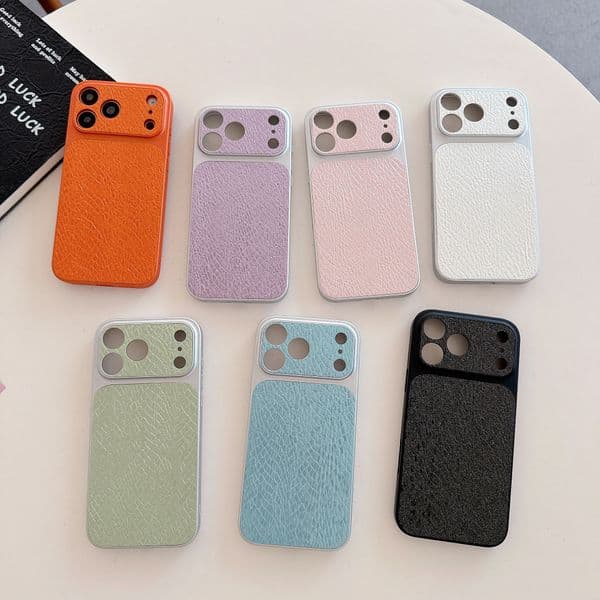 7 colour Fashion Phone Cases For iPhone 17 Pro Max 17air 13 14 15 16 pro case PU leather shell designer phone cover comfortable crystal pattern