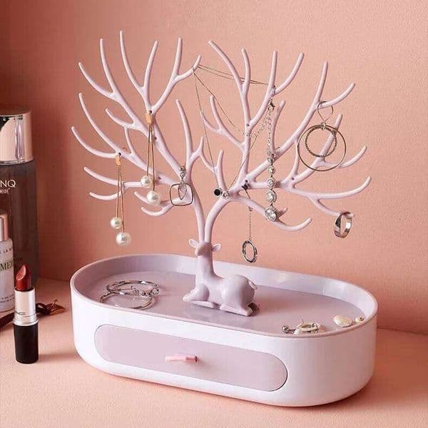 Rack Antlers Earrings Necklaces Rings Display Bracelet Deer Jewelry Organizer Cases Stand Tray Tree Gifts For Women 2027 26H0128