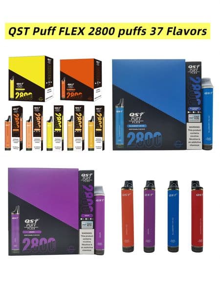 European Style Original Puff Flex 2800 puffs x Comes in Various Colours & Tastes, With a Massive Hit Count of 2800 #10-50
