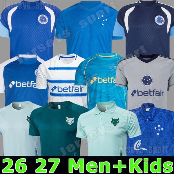 4XL 26 27 Cruzeiro Esporte Clube Soccer Jerseys Retro 1993 KENJI KAIO JORGE M.PEREIRA 2026 2027 WANDERSON CHRISTIAN JAPA LUCAS ROMERO Vest Women Men Uniforms kids kits