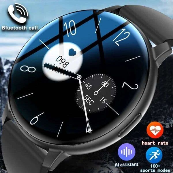 Slim Fashion Smart Watch 1.38 Full Screen Touch Health Monitoring Men Sports Fitness IP67 Waterproof Call Smartwatch Z260129