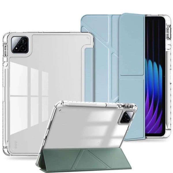 For Mi 8 7 6 5 Pro Redmi Pad 2 SE 11 12.1 inch Tablet Pencil Holder Stand Clear Hard Acrylic Cover Case H260131