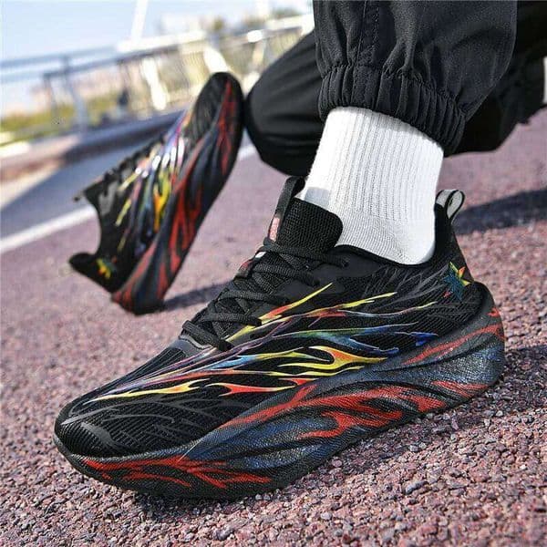 Couples' Casual Sports Running - Lightweight Popcorn Midsole & Carbon Plate,Soft-Soled,Trendy All-Match Shoes for Students