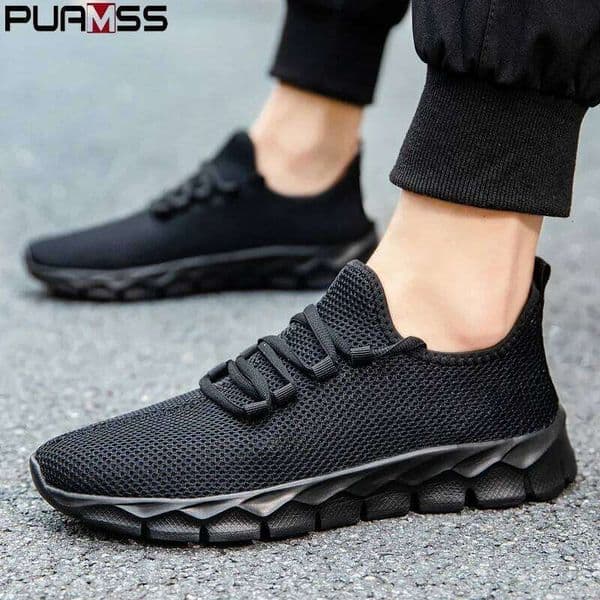 PUAMSS Light Man Running Comfortable Breathable Sneaker Casual Antiskid and Wear-resistant Jogging Men Sport Shoes