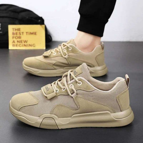 Men's Casual Sneakers Large Size 39-44 Breathable Comfortable Walking Lace-up and Anti-slip Athletic Jogging Tennis Shoe