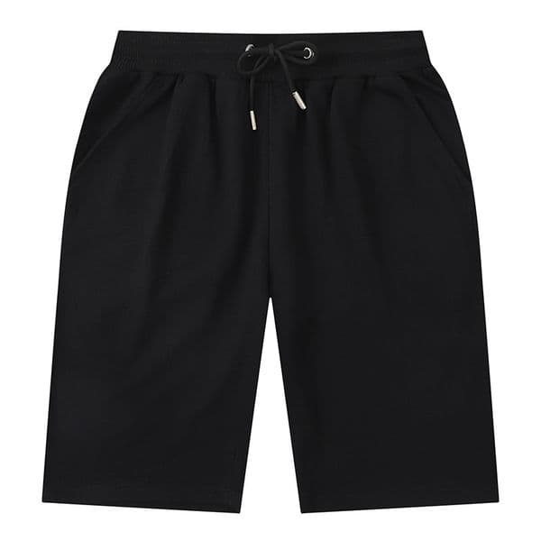 Men's clothing/200g cotton terry sweatpants loose-fitting five-point pants plus size casual sports shorts
