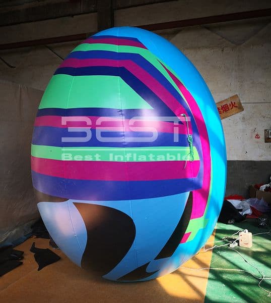 Inflatable eggs for Easter decorations