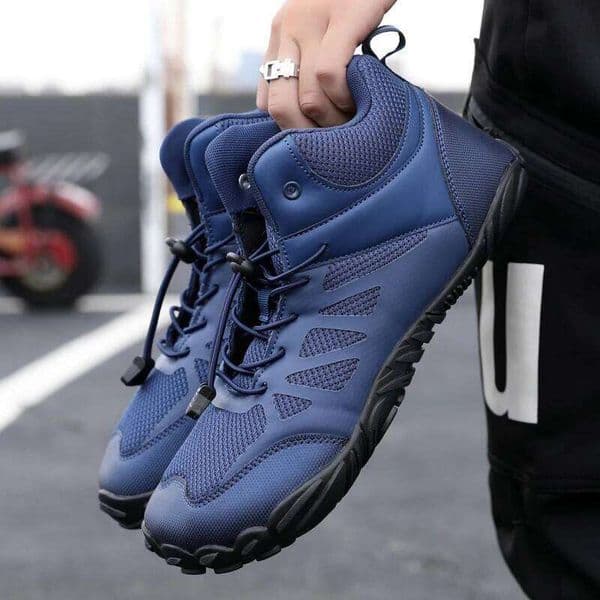 Outdoor Hiking Anti-slip Low-top Ankle Boots Men Lace-up Comfortable Soft Breathable Casual Sneakers Mem Shoes