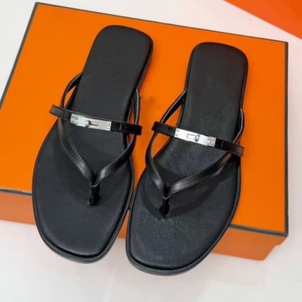 miss designer Sandals leather rubber women flat sandals summer beach shoes outdoor slippers size 35-43