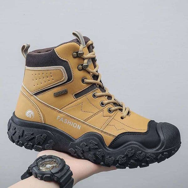 Winter Men's Hiking Lightweight Anti Slip Mens Boots Outdoor Sneakers Comfortable Climbing Hunting Trekking Camping Shoes