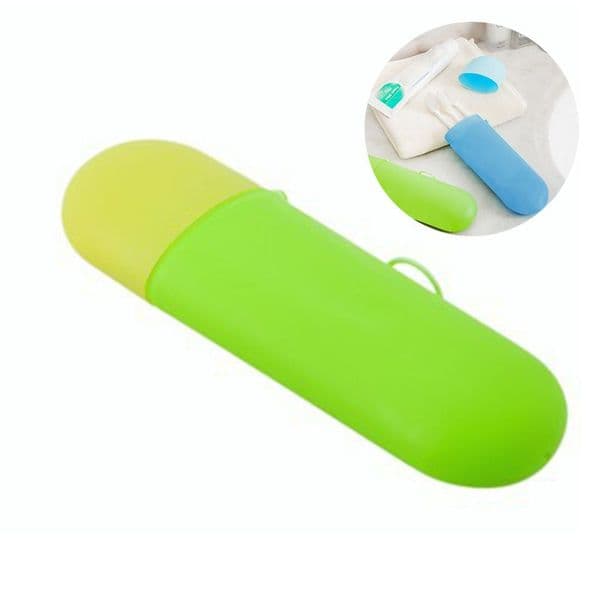 Portable Toothbrush Holder Case Box Tube Cover Oral Care Anti-Dust Travel Hiking Camping Toothbrush Protect Holders Storage Pencil Boxes HY0437