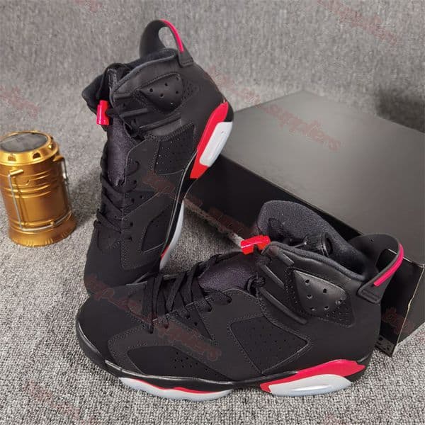With Box Designer 6s Real Carbon sneakers Men Women Hight Quality 6 basketball Shoes Fire Red Georgetown Black Infrared Cool Grey Womens Mens Outdoor Sports Trainers