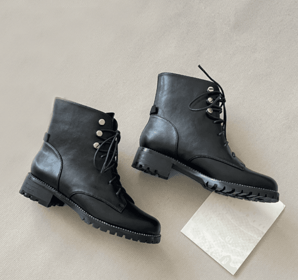Women's Ankle Boots Autumn Winter Genuine Leather Hidden Heel Female Boots Casual Non-Slip Women Ankle Boot Shoes