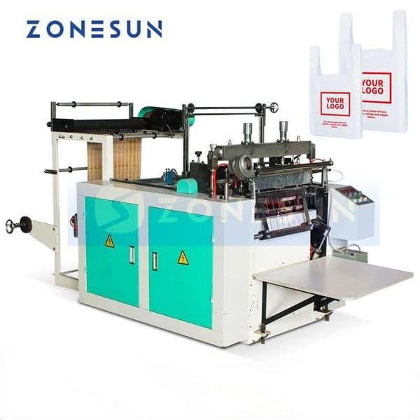 ZONESUN ZS-PCJ1 Plastic Polythene Bag Making Machine Roll Bag Roll to Sheet Cutter Packing Equipment