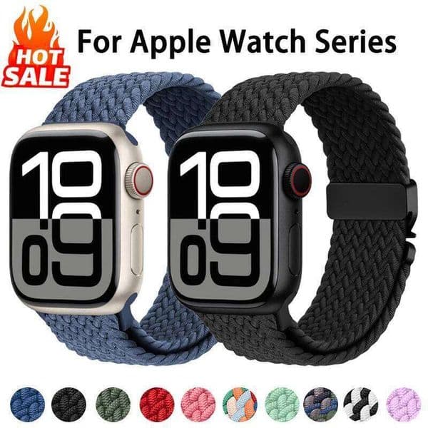 Parachute Strap for Watch Bands 46mm 42mm 45mm 44mm 41mm Braided Loop Correa Bracelet iWatch Series 11 10 9 8 SE 7 6 5 4 3 H260304