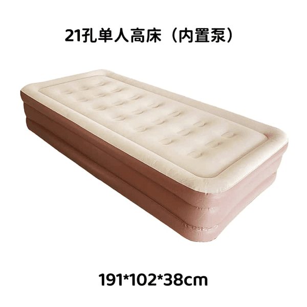Inflatable mattresses are suitable for home and camping use, both comfortable and portable, easy to carry