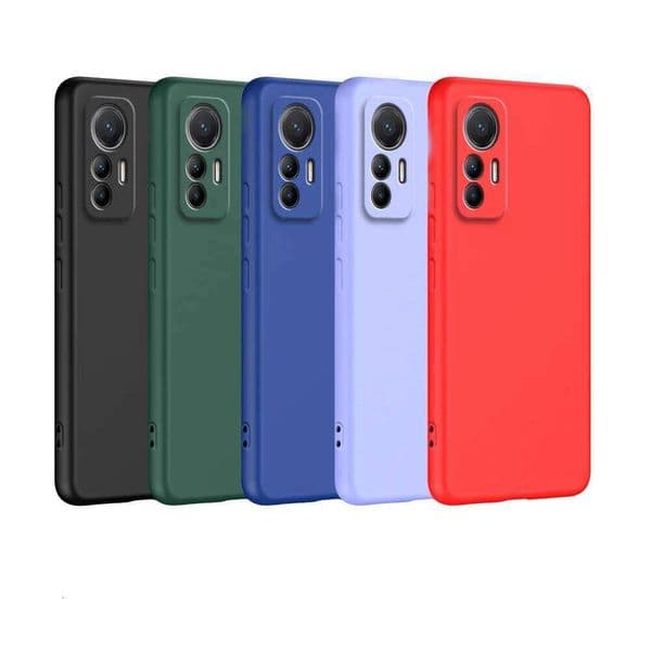 Solid Silicone Phone Protect Case for 12 12S 12X 12T 13 Mi12 NE Mi 13T Pro Mi13 Lite 5G Cover H260305