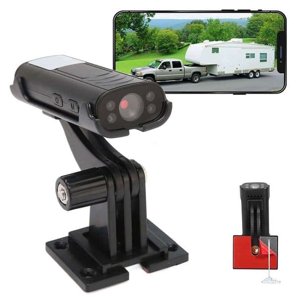 Rear View Motion Detection Magnetic Adhesive Mount Wifi Reverse Hitch Camera Set 1080P RV Camper for Shop 26W0307