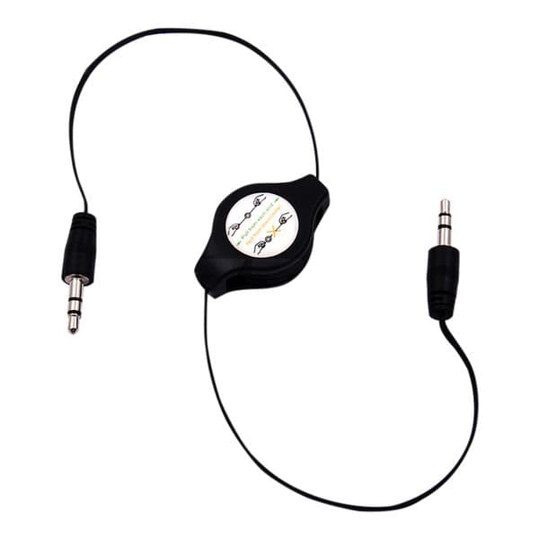 80cm 3.5MM Retractable AUX Headphone Jack Auxiliary Audio Cable for Car Phone GPS MP3 MP4 Music Stereo Speaker