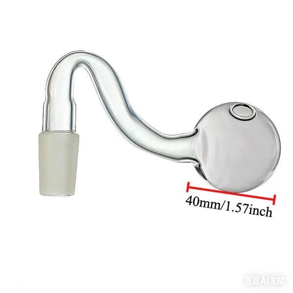 Wholesale Thick heady Big 40mm ball Glass Oil Burner Pipe Smoking banger Bowl Bubbler 14mm 18mm Male DownStem Bowls For Water Hookahs Bongs