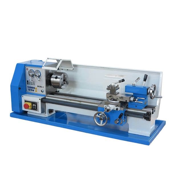 BV20L-1 SENMO Semi-automatic Small Scale Bench Lathe Gear Speed Small Lathe Household Desktop Lathe Machine Tool