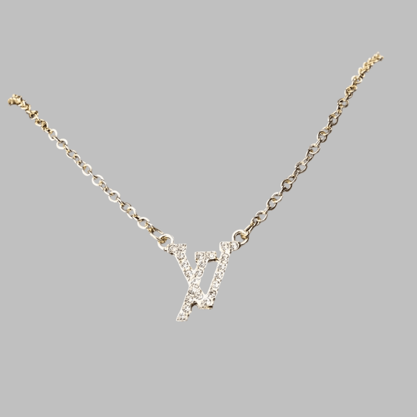 Designer Gold For Women Pendant Necklace Elegant L Necklaces High Quality Wedding Jewellery Letters Jewelry Party Gift Necklace Chain 00B4 fa508