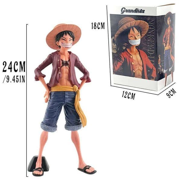 Anime Figure Confident Luffy Three Form Face Changing Doll Action Figurine Model Toys Kits desktop decoration X260304