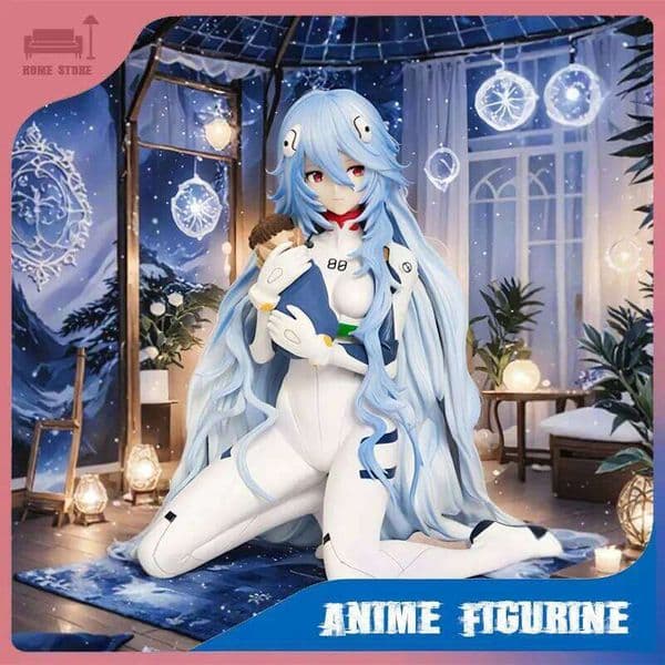 15cm Anime Figurine Genesis Evangelion Action Figure Ayanami Rei PVC Model Kawaii Statue Desktop Ornament Collection Toys Gifts X260304