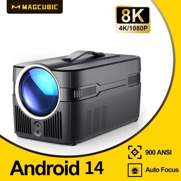 Magcubic 900ANSI HY450 C Focus Projector 8K 1080P Ultra Short Throw Allwinner H726 BT5.4 Auto Offset Home Theater Voice 26Y0310