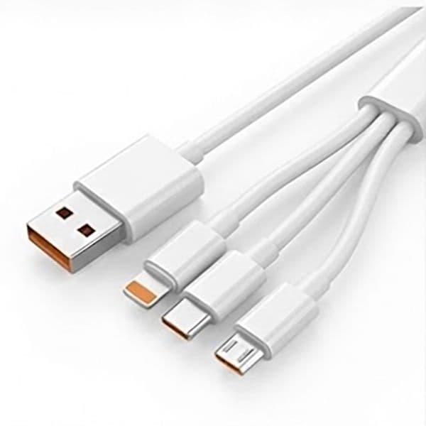 4ft 1.2m Universal Fast Charging USB Cable Multi Port PD Hybrid Connector Kit High Speed Data Transfer Sync Cord For iPhone Android Tablet WholeSale Bulk