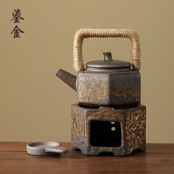 Bestseller Retro ceramic warmer home use, Chinese-style constant temperature stove with candle base for heating teapots and warming tea ddmySat