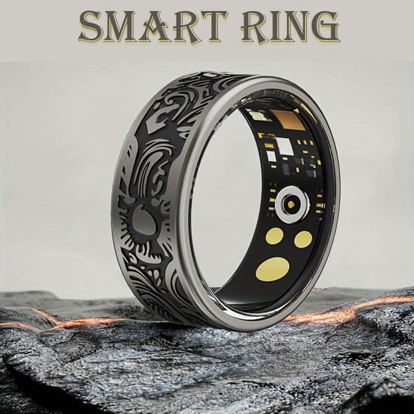 2026 Smart Ring Heart Rate Blood Pressure Blood Oxygen Sleep Monitoring Step Counting Activity Tracking Shared Waterproof Ring