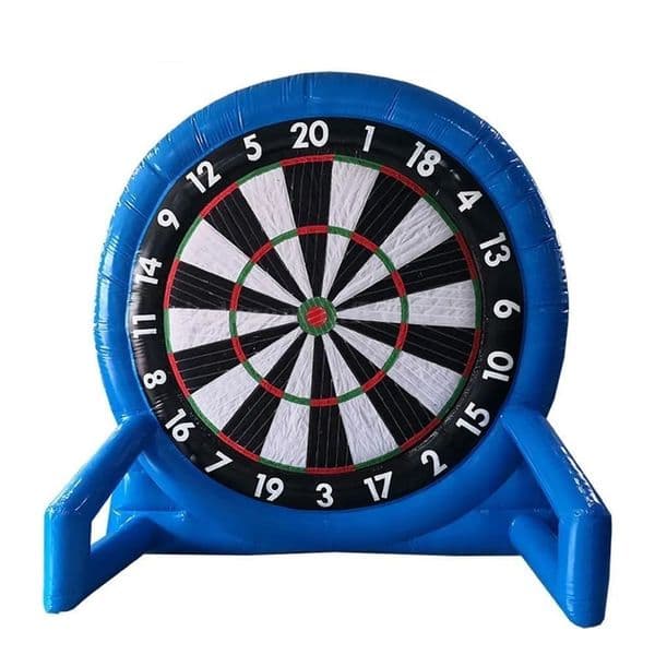 Outdoor kids toys PVC Inflatable Soccer Dart Board Game Football target With Ball for Backyard Play and Activities
