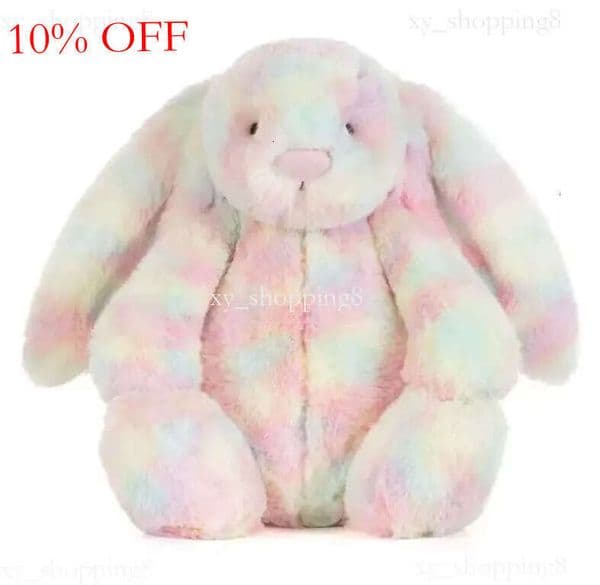 Jello New Product Printed Ear Creative Comforting Cute Bonnie Rabbit Fur Toy