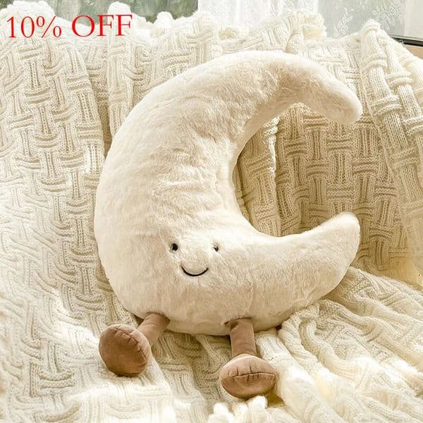 Stuffed Animals Promotional Style Funny Sun Moon Soft Plush Toy Baby Cute 2 Throw Pillow Comfort Dolls Home Decor Xmas Gift Kids 230620fashion
