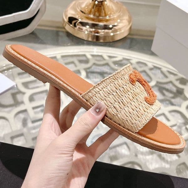 Designer sandals, women's shoes, famous skate sandals, woven slippers, women's platform, luxury skate sole, flip flops, casual beach sandals