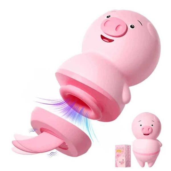 Mini Female Tongue Licking Love Egg Vibrator Cute Sexy Pig Sex Toy Clitoral Sucking Stimulator G-spot Nipples Female Masturbator Ha99