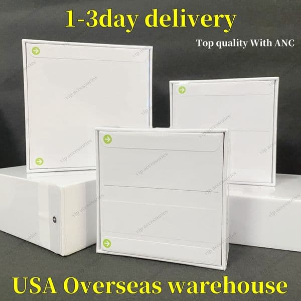 USA Stock For Airpods pro 2 air pods 3 4 5 6 Max Earphones airpod Bluetooth Headphone Accessories Solid Silicone Protective Cover Wireless Charging Shockproof Case