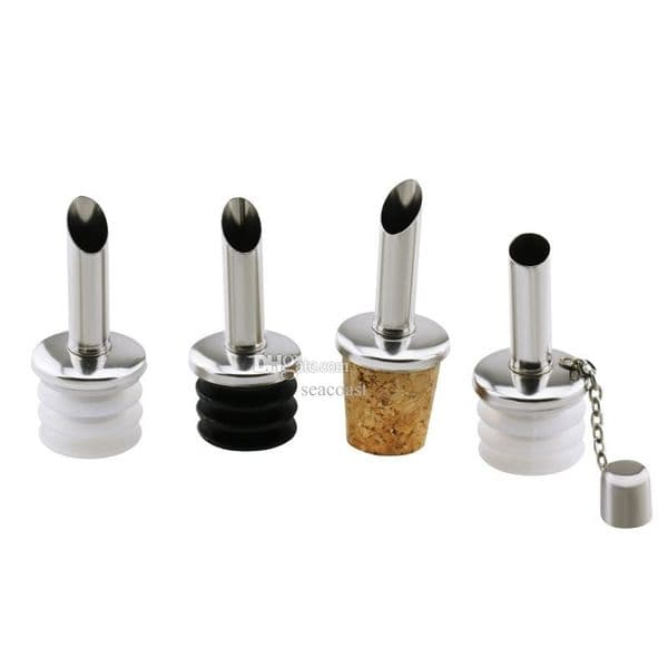 Bar Tools 200pcs Bottle Wooden Cork Stopper Red Wine Pourers Oil Beer Champagn Flask Bottles Spout Plug Household Cellar